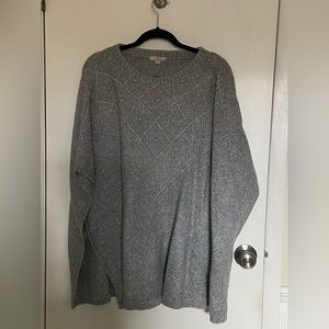 Loft poncho Grey